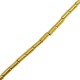 Hematite Perlen Tube 3x1.5mm Gold